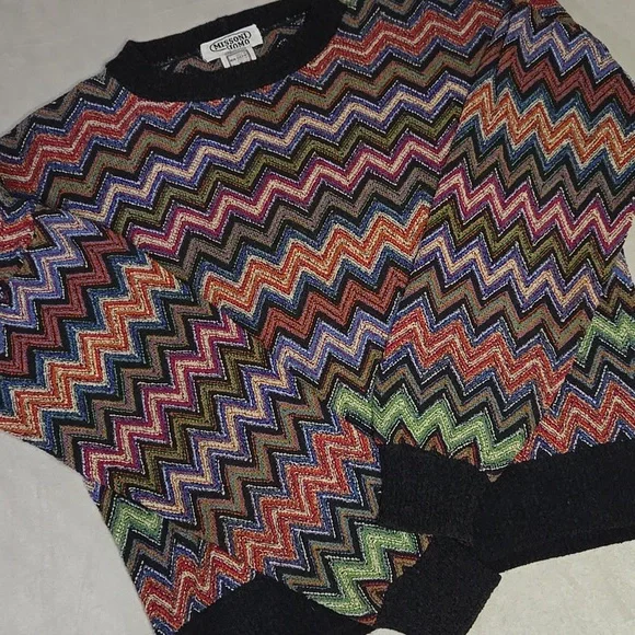 Missoni Crewneck Sweater with Zigzag Pattern - Picture 3 of 5